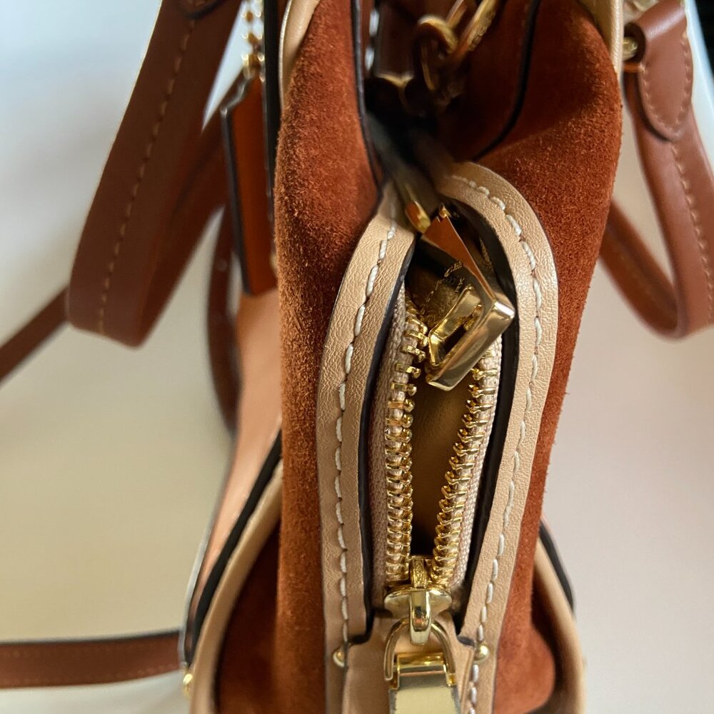 COACH Colorblock SUNRISE Dreamer Satchel BAG - Picture 3 of 7